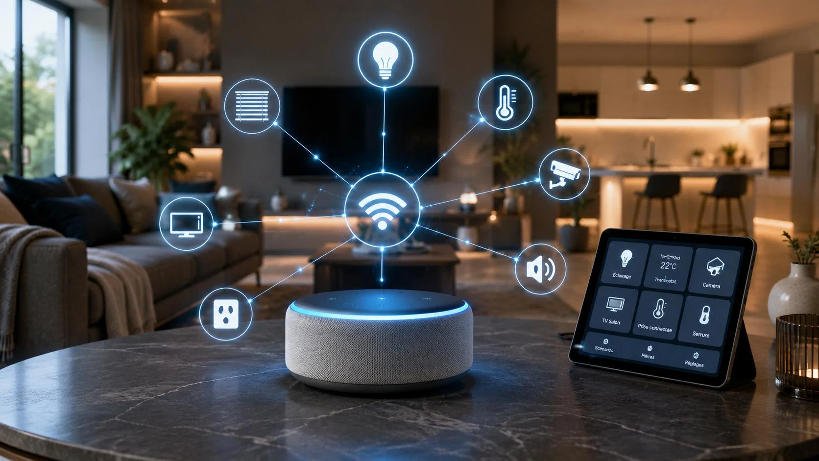 Appareils domotiques connectés installés par GMD Électricité